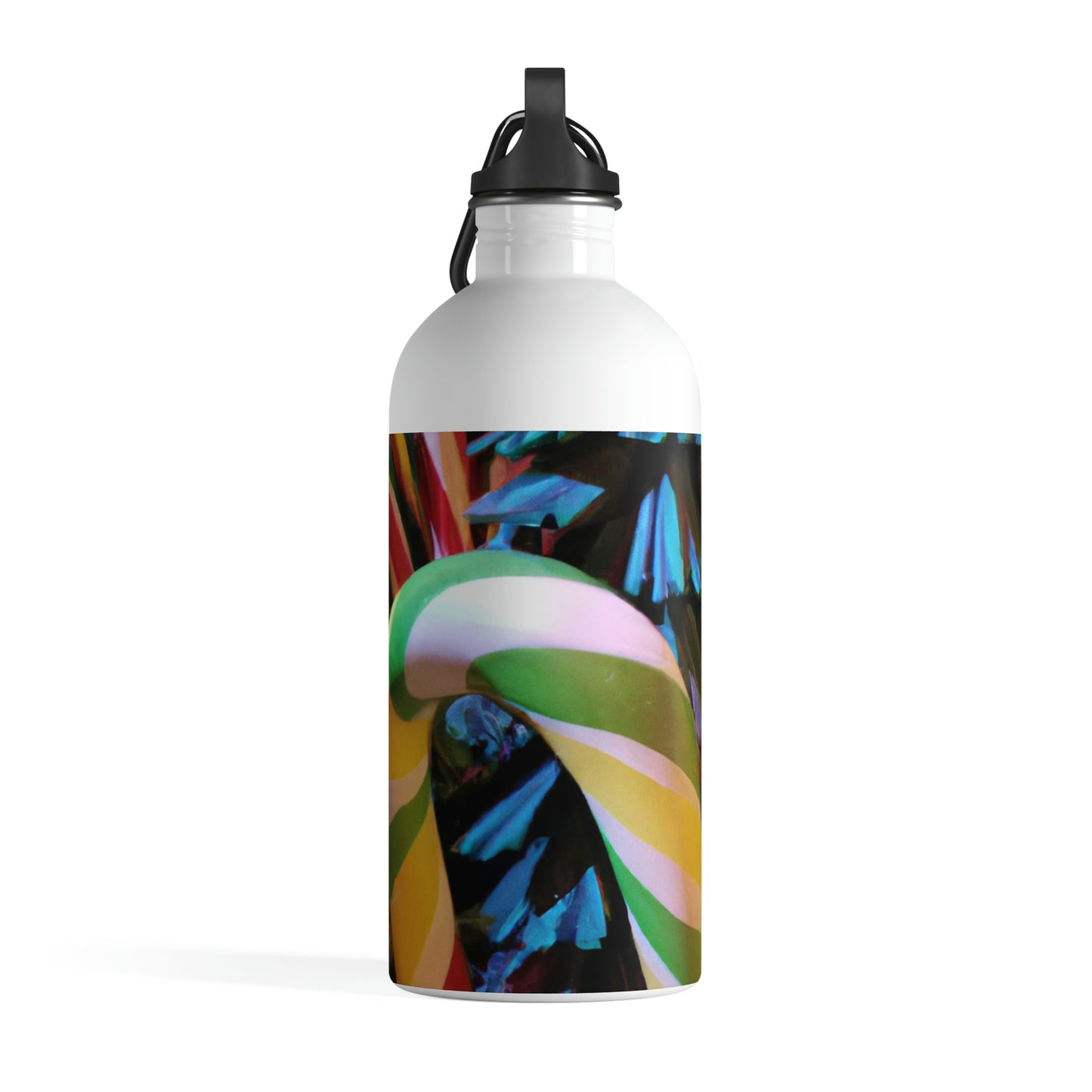 "Candy Cane Wonderland" - The Alien Stainless Steel Water Bottle