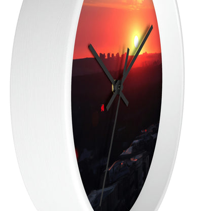 "The Last Light of a Forgotten City" - The Alien Wall Clock