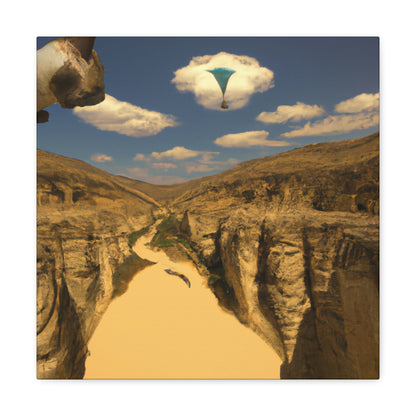 "Feline Flight Over the Grand Gulch" - The Alien Canva