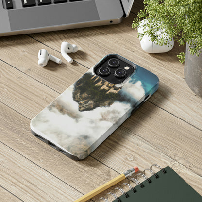 Mystic Castle in the Sky - Die Alien Tough Phone Cases