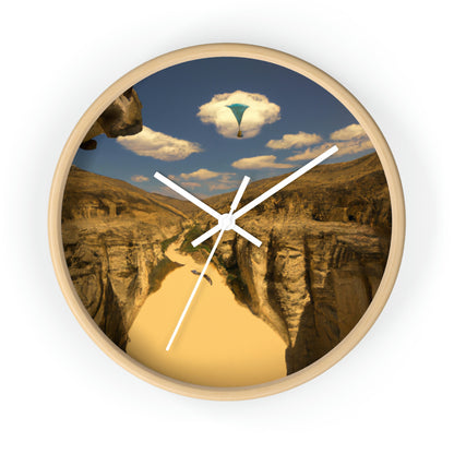 "Feline Flight Over the Grand Gulch" - The Alien Wall Clock