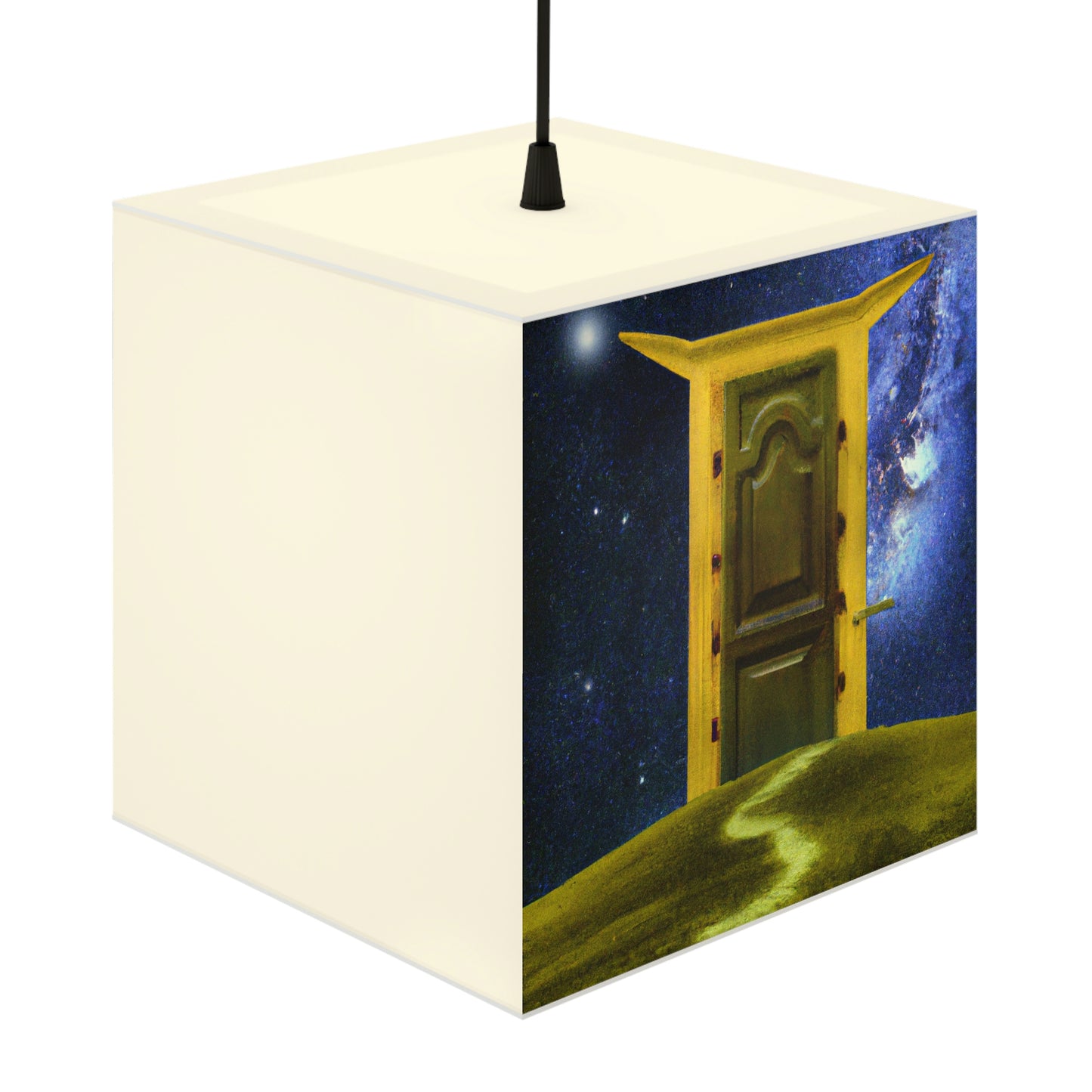 The Heavenly Threshold - The Alien Light Cube Lamp