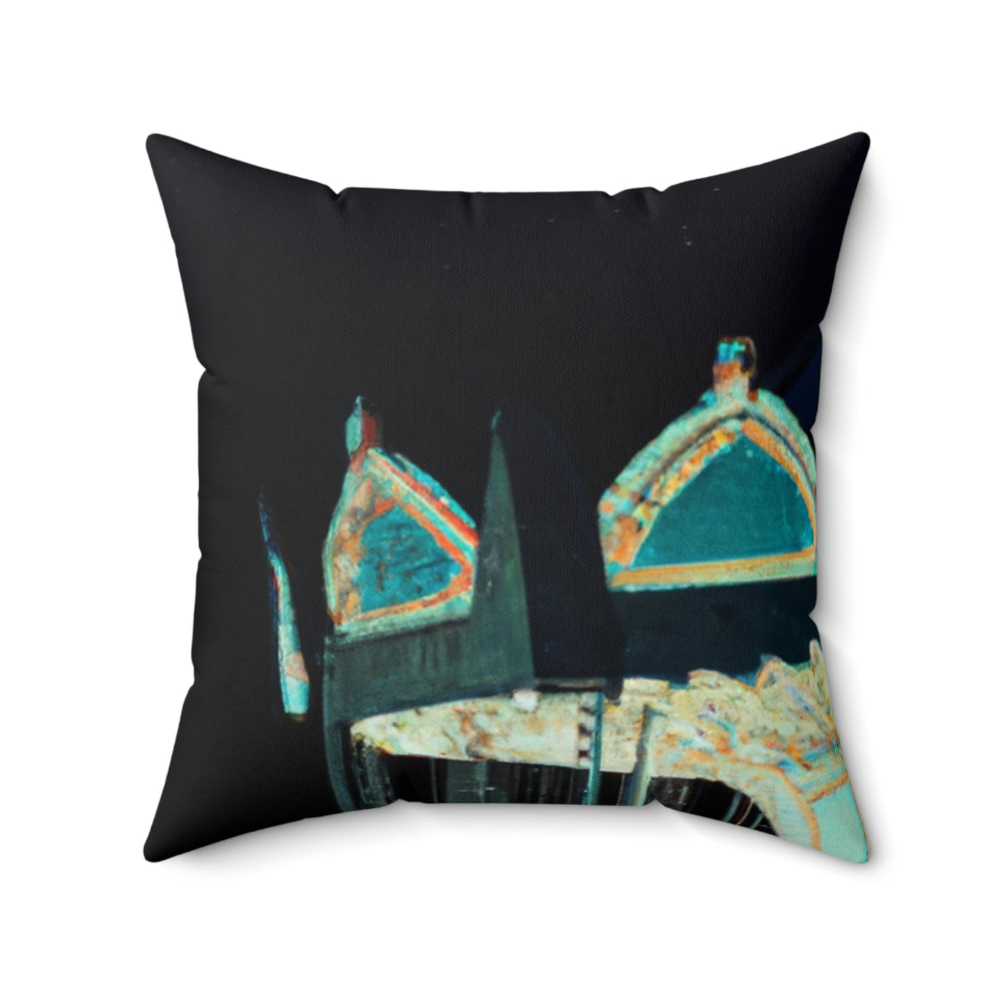 "A Lonesome Carousel Under Shining Stars" - The Alien Square Pillow