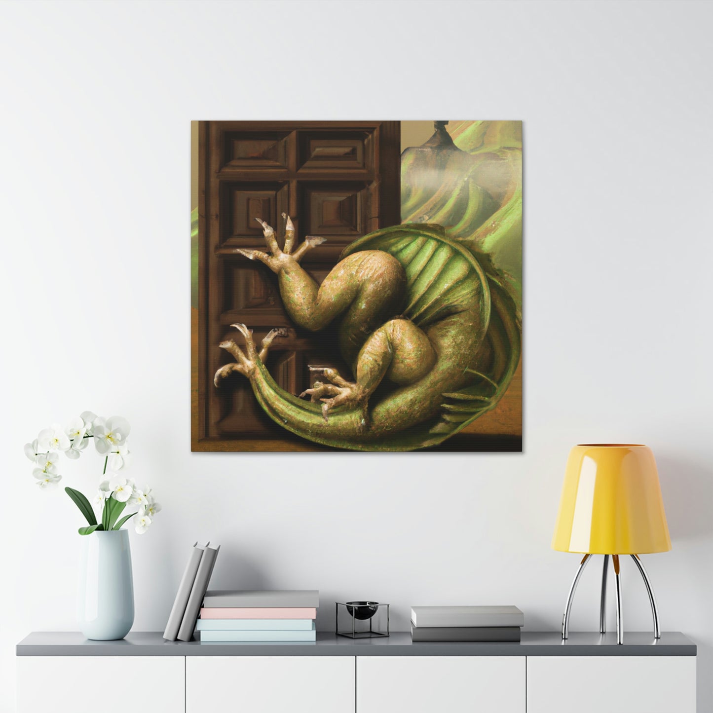 Guardian of the Hidden Door: The Slumbering Dragon - The Alien Canva