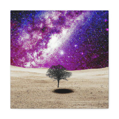 "Árbol solitario de polvo de estrellas" - The Alien Canva