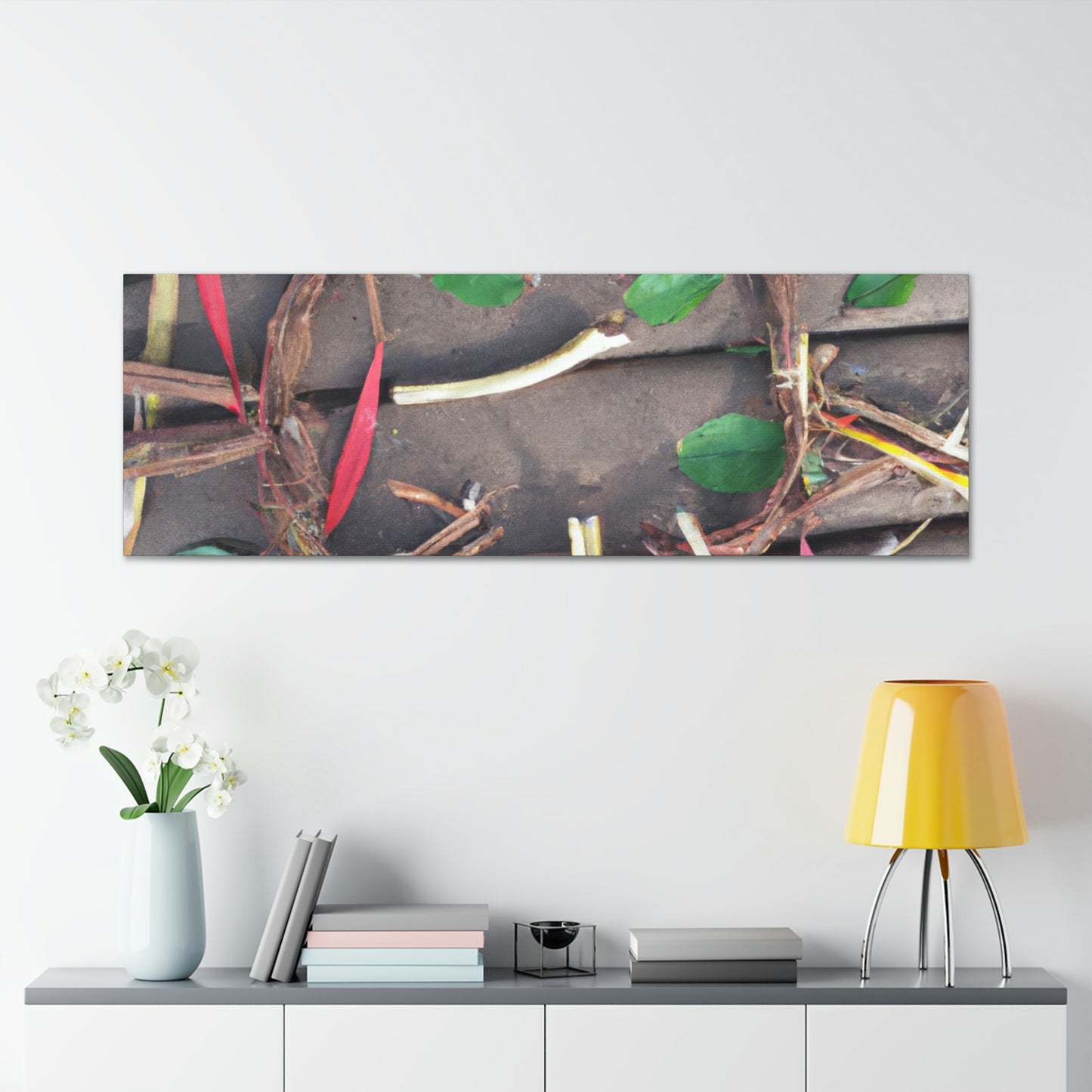 "Nature's Artistry: Exploring the Beauty of the Earth with Natural Materials" - Canvas