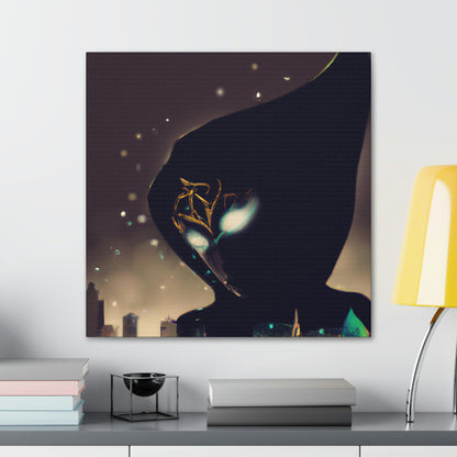 "Der Mystiker von Mystery City" - Die Alien-Canva