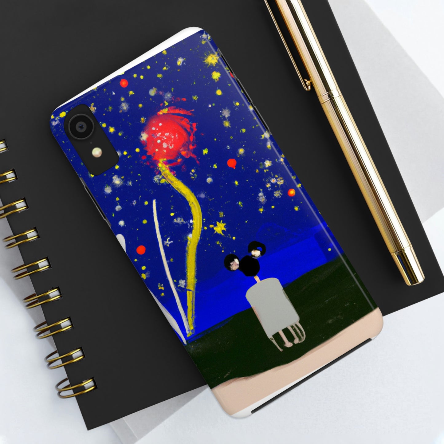 "A Spark of Solitude" - The Alien Tough Phone Cases