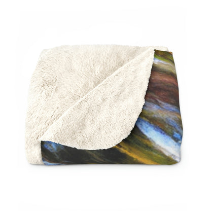 "Autumn Picnic in the Forest" - The Alien Sherpa Fleece Blanket