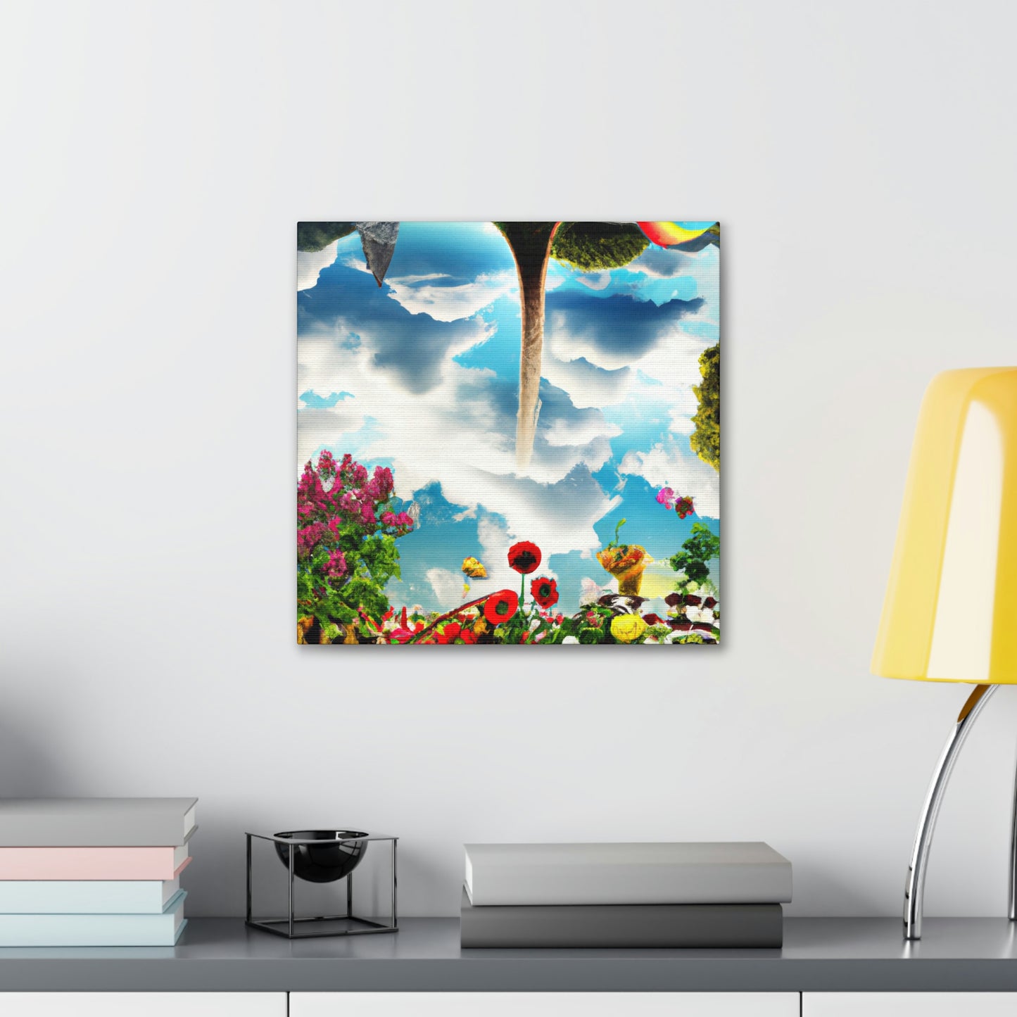 Rainbow Sky Garden - The Alien Canva