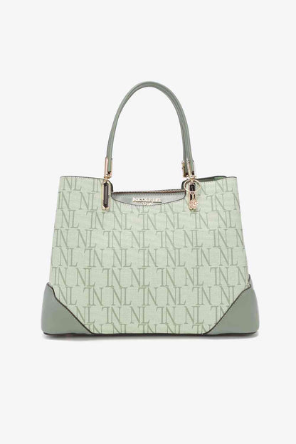 Nicole Lee USA Bolso satchel con monograma Tatianna