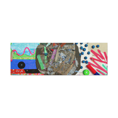 "Express Yourself: A Found Object Collage" - Canvas