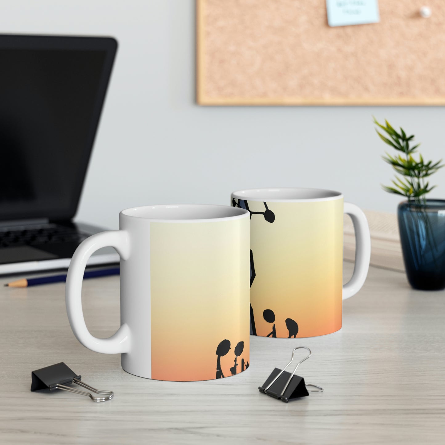 "Forgotten in the Sunset" - The Alien Ceramic Mug 11 oz