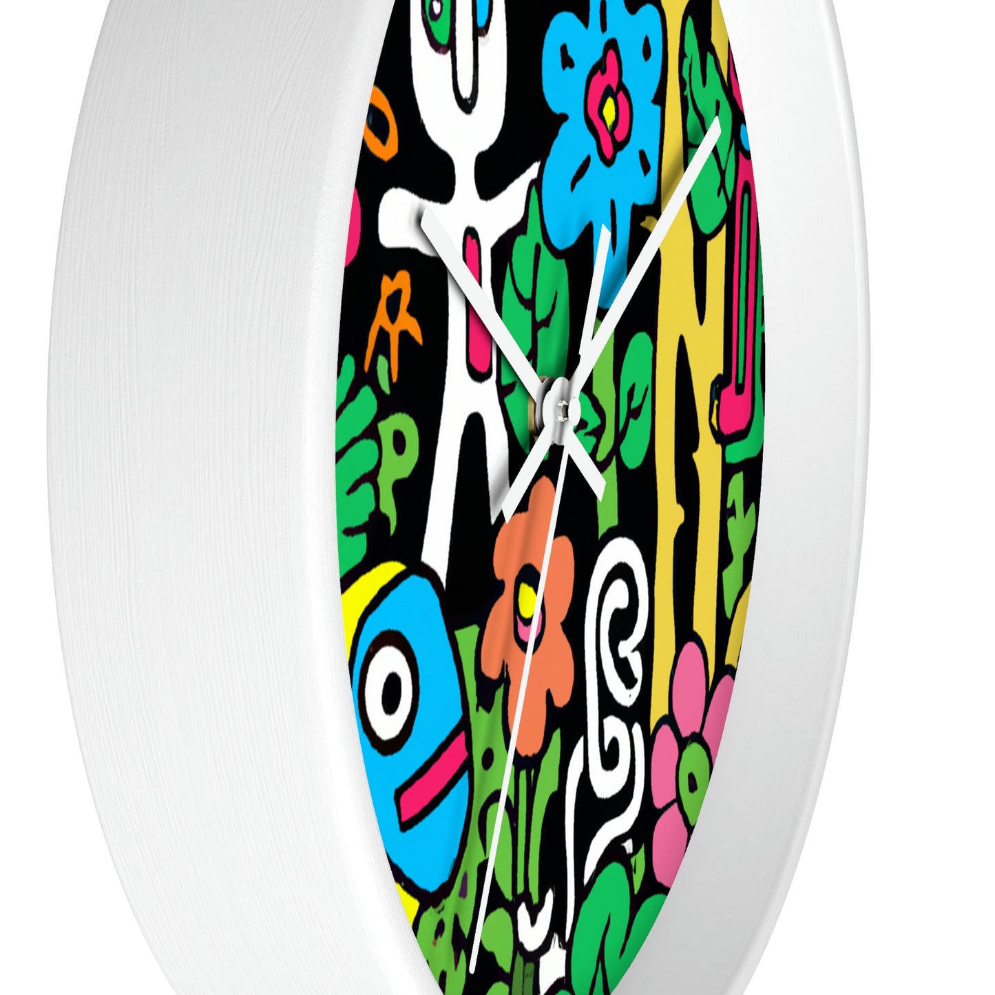 The Enchanted Garden of Wonders. - The Alien Wall Clock