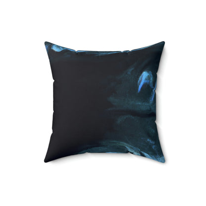 "Escape from the Icy Depths" - The Alien Square Pillow