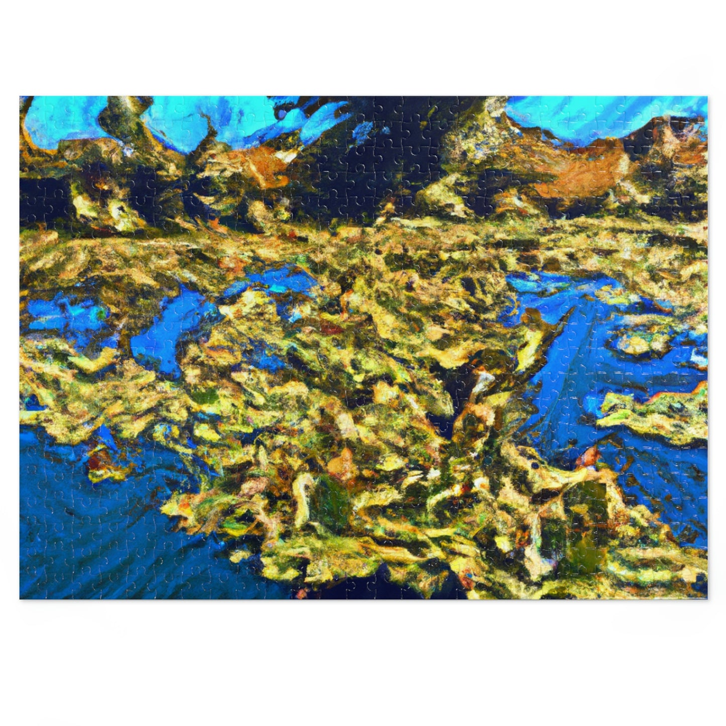 "Invasion of the Pond Monsters" - The Alien Jigsaw Puzzle