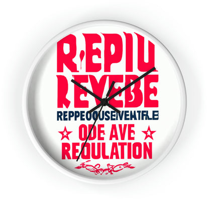 "Rising Up: The Rebellion That Overthrew Oppression" - Die Alien-Wanduhr