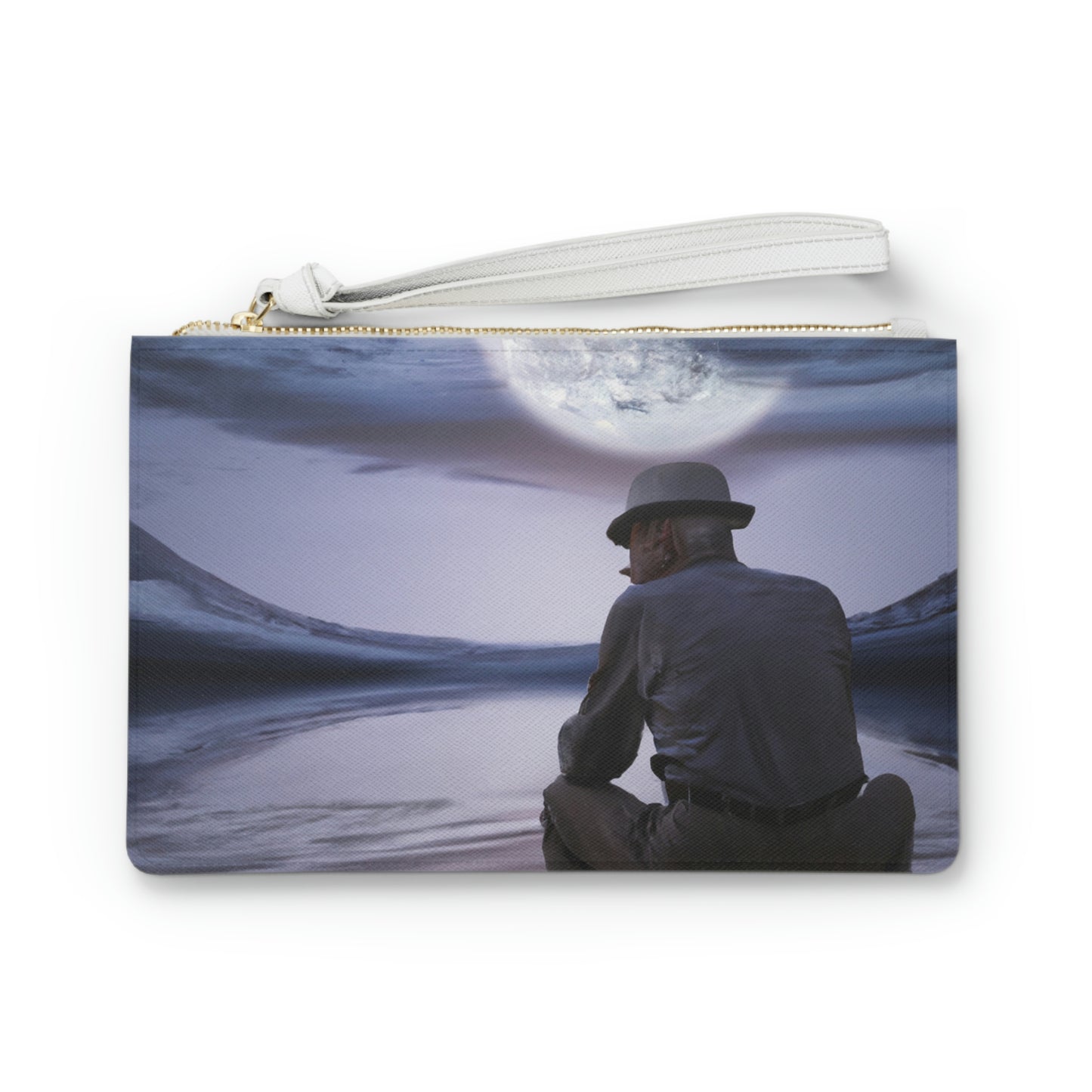 Moonlight Reflections on a Quiet Lake - The Alien Clutch Bag