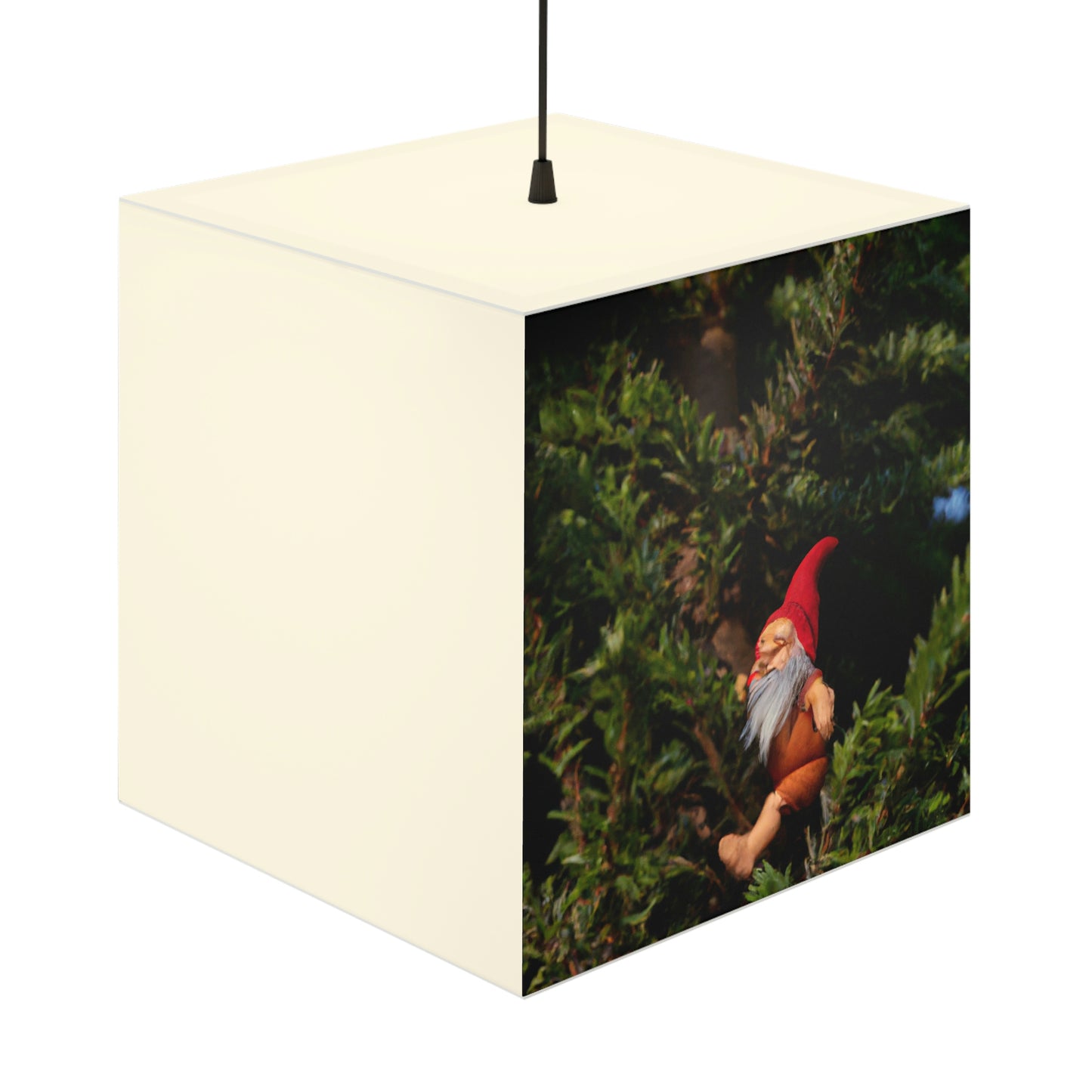 The Gnome's High-Rise Adventure - The Alien Light Cube Lamp