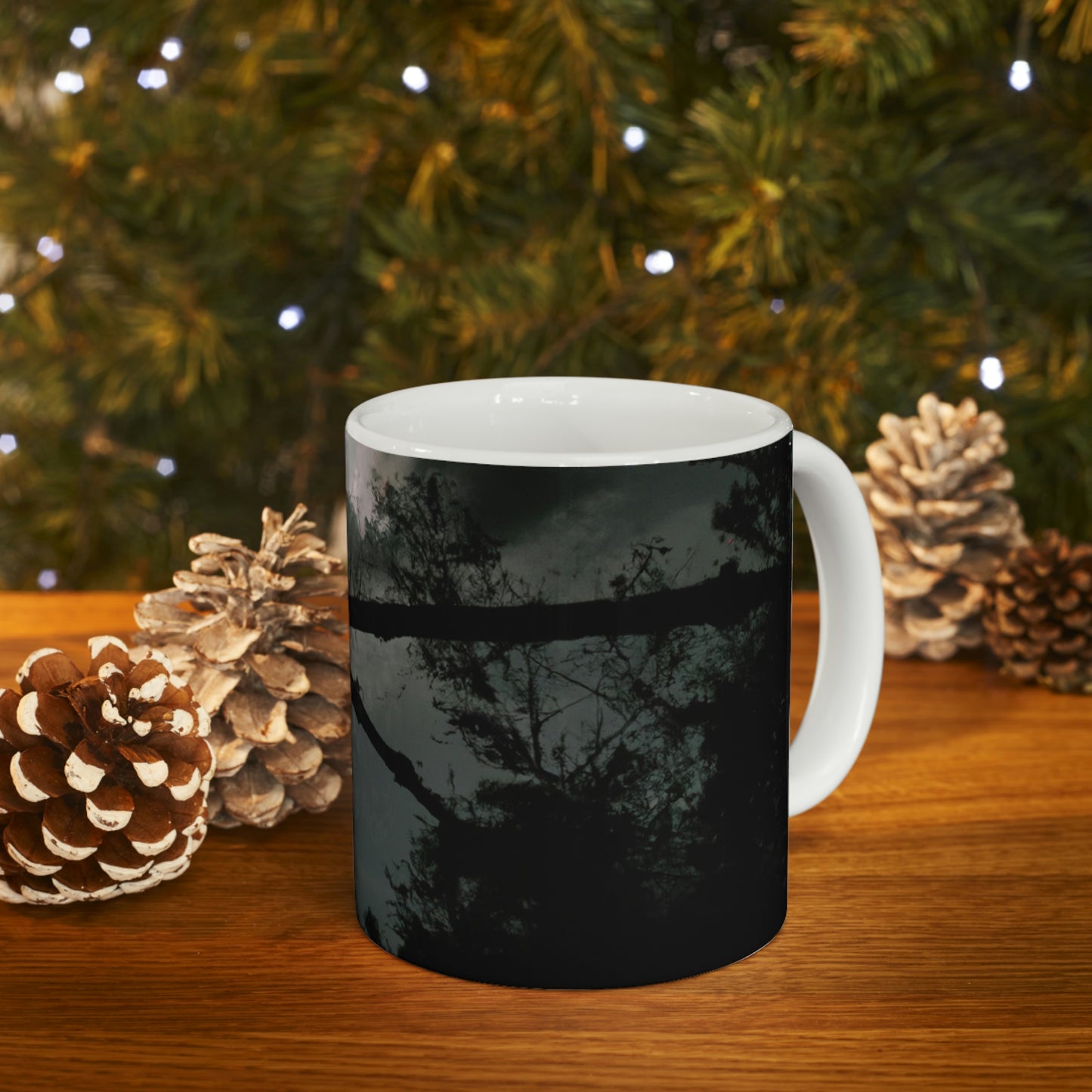 "A Moonlit Mystical World" - The Alien Ceramic Mug 11 oz