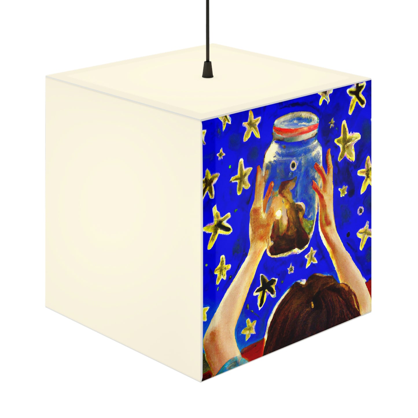 "A Jarful of Stardust" - The Alien Light Cube Lamp