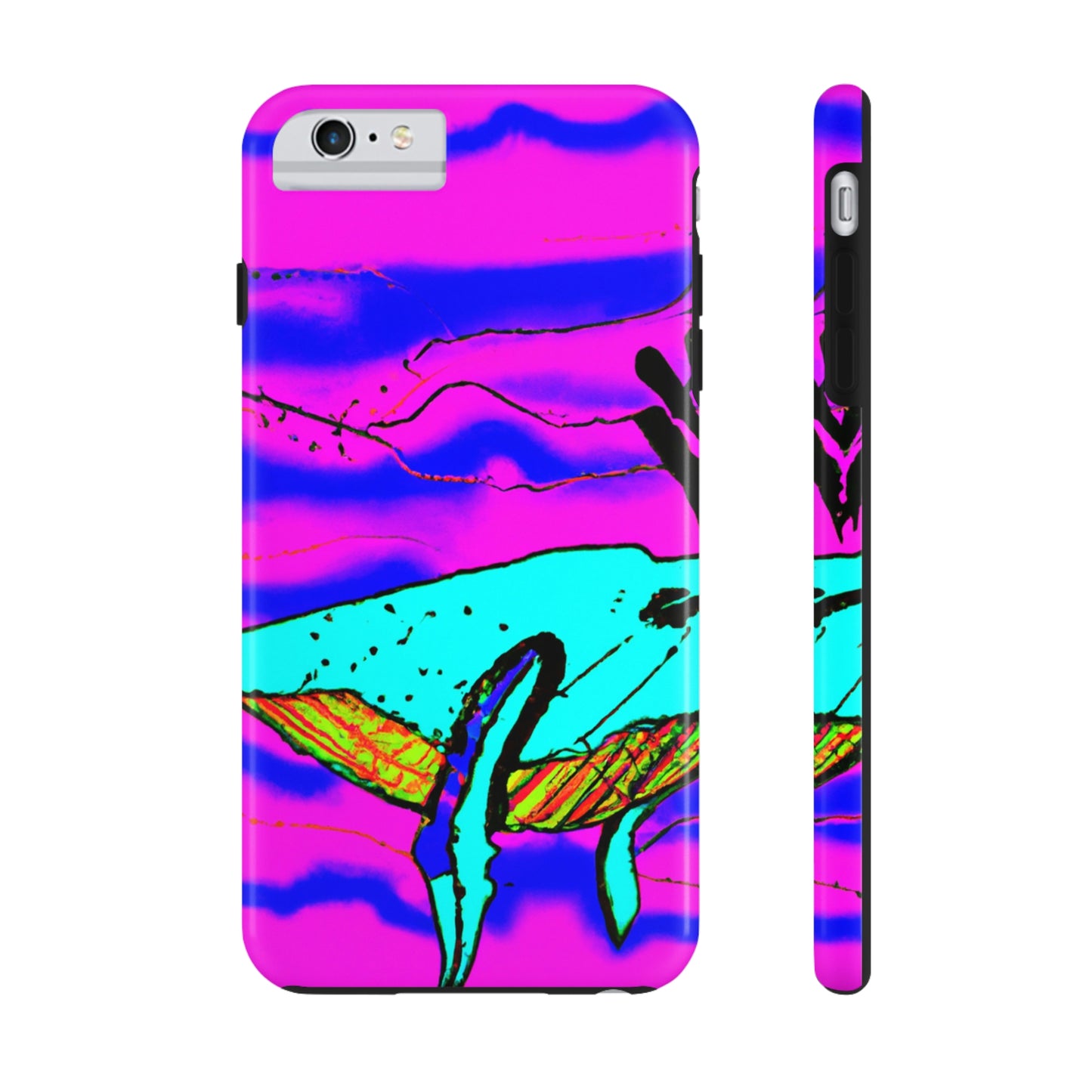 "Glow of the Neon Sea" - The Alien Tough Phone Cases