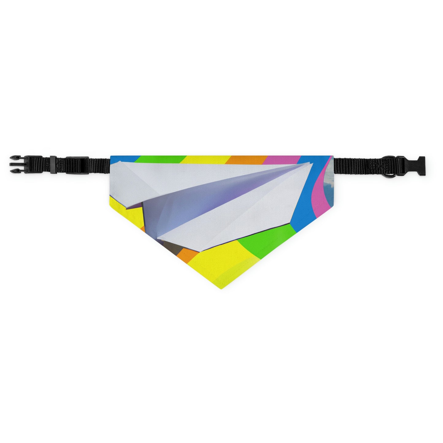 "A Flight of Color" - El collar de bandana para mascota alienígena