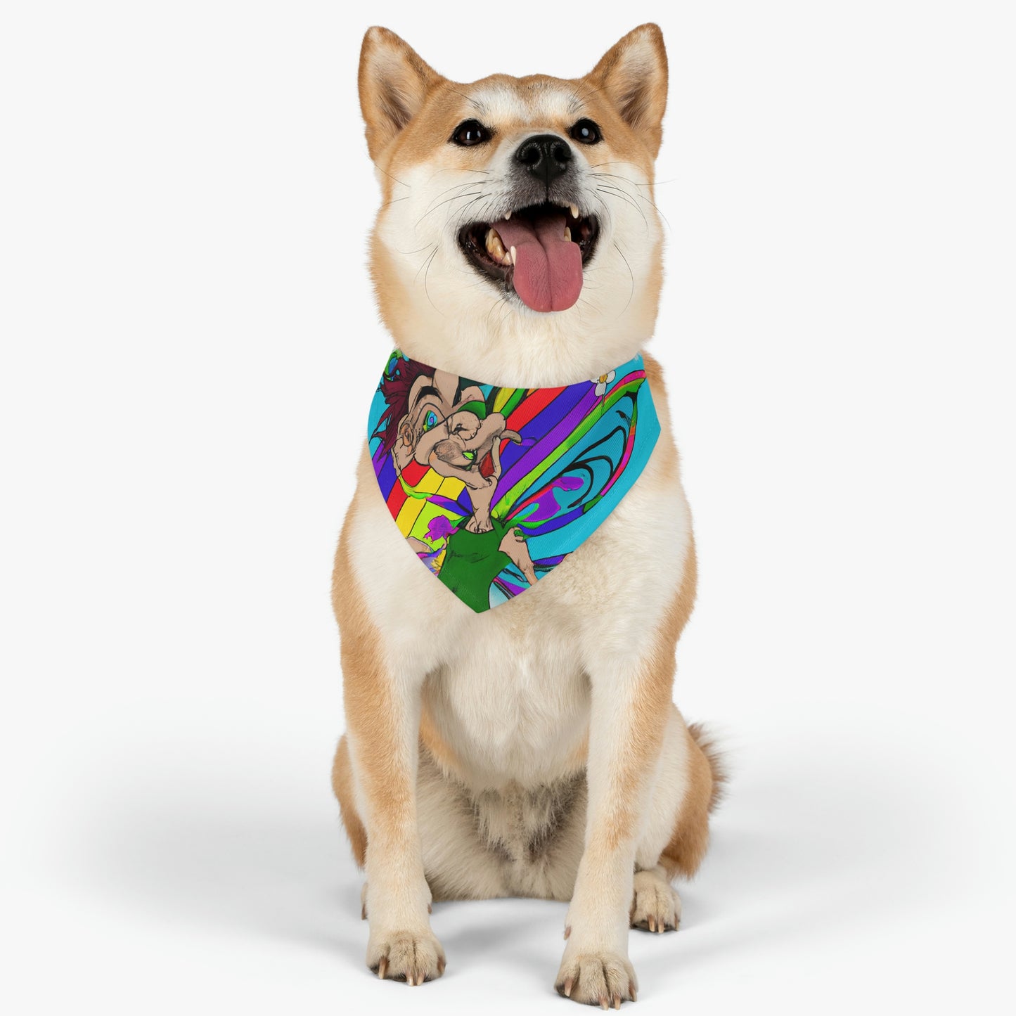 Rainbow Mischief Fairy - Das Alien Pet Bandana Halsband