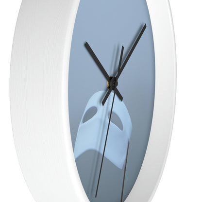 "The Ghostly Mask in the Foggy Sea". - The Alien Wall Clock