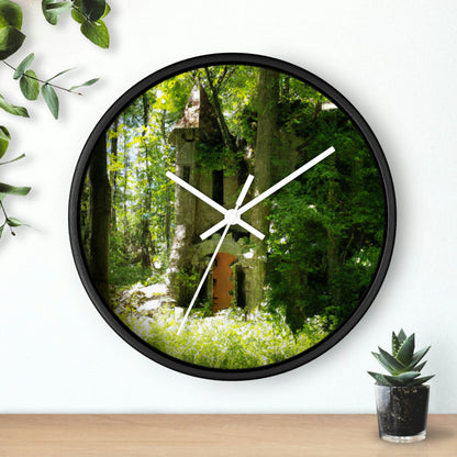 "Grandpa's Enchanted Hideaway" - The Alien Wall Clock