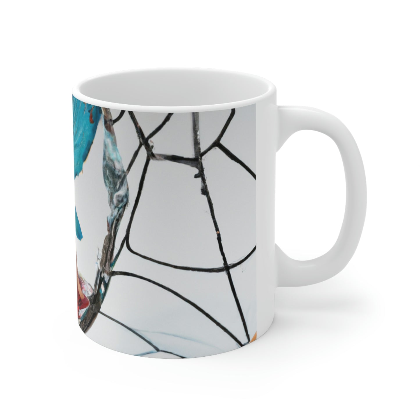 "Cursed Memories: The Broken Fairy's Plight" - Taza de cerámica The Alien 11 oz