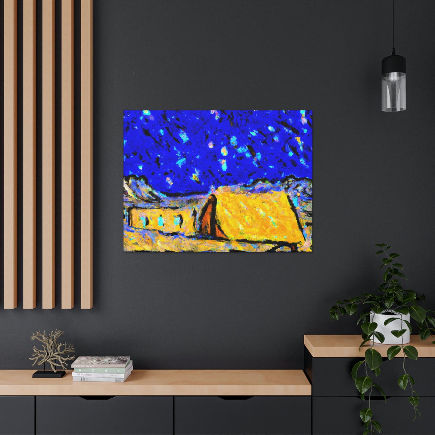 "Enchanted Sands of the Night Sky" - The Alien Canva