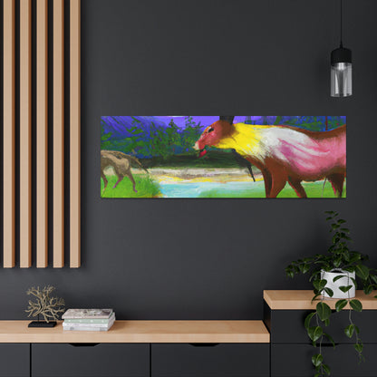 "Celebrating My Heritage: Painting Our Animals in Their Landscape" - Canvas