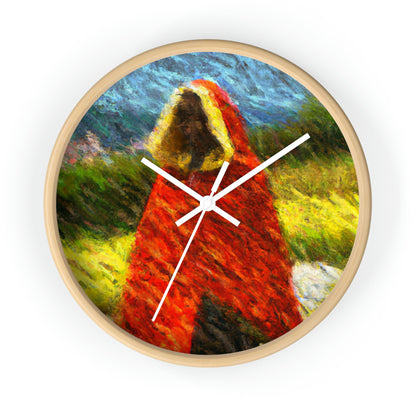 The Tattered Red Cloaked Stranger - The Alien Wall Clock