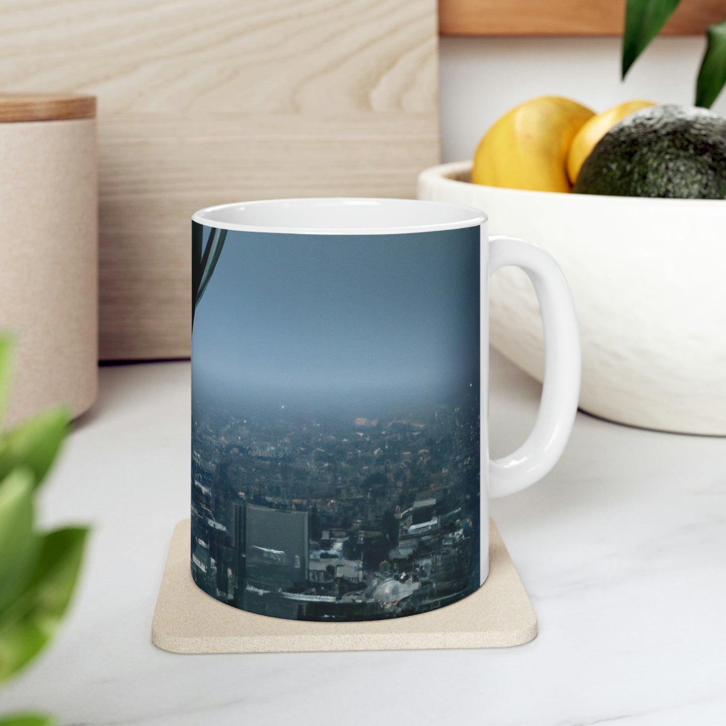 "A Distant Spark: An Alien's Search for Sanctuary in the City." - The Alien Ceramic Mug 11 oz