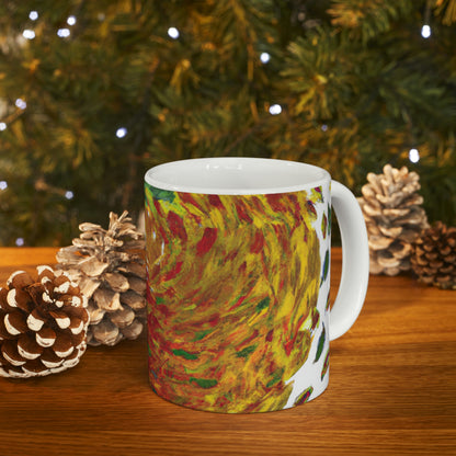 "Autumnal Whirl" - The Alien Ceramic Mug 11 oz