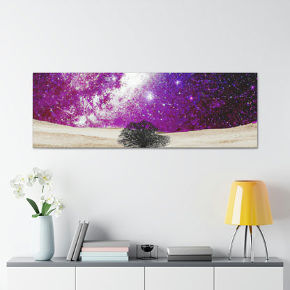 "Árbol solitario de polvo de estrellas" - The Alien Canva