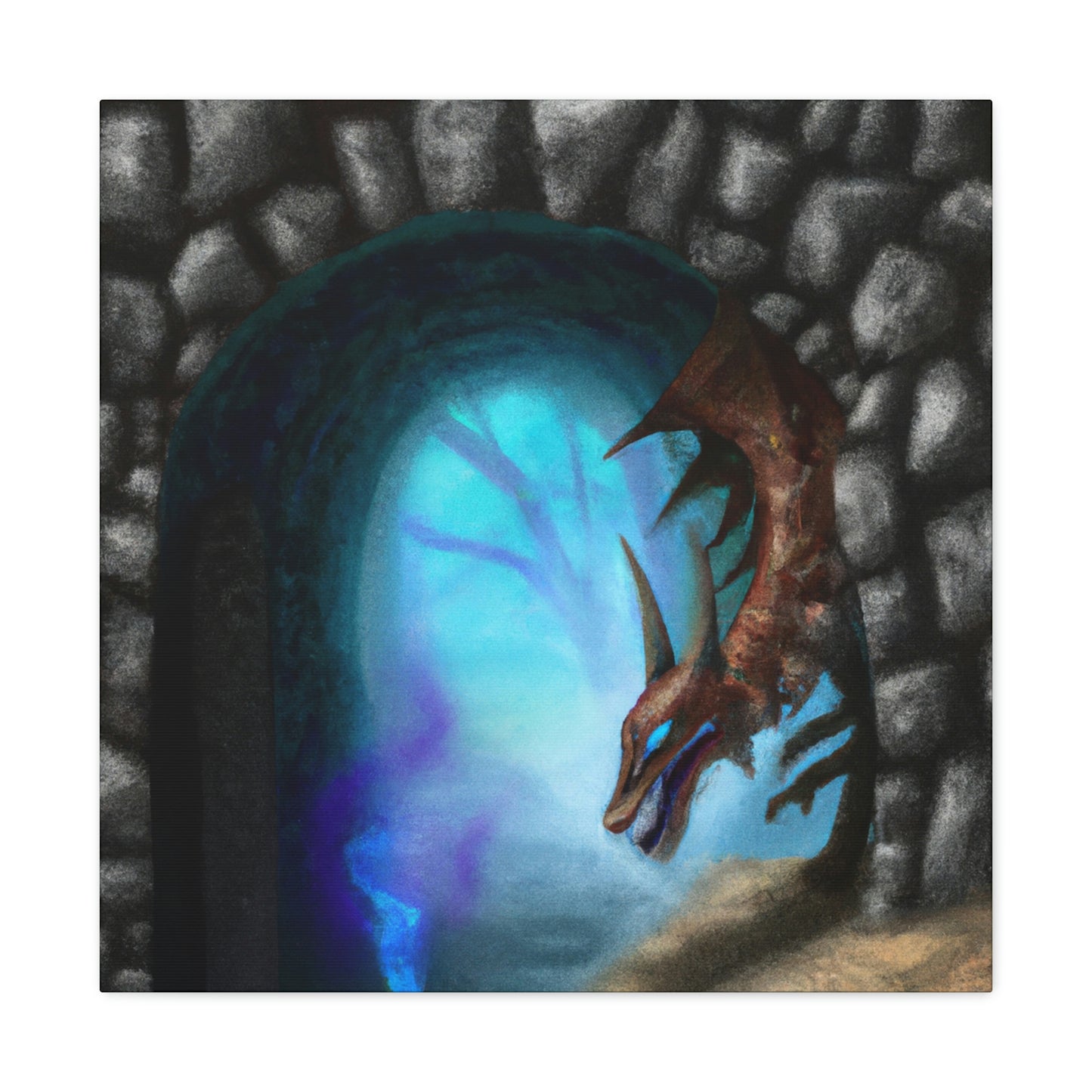 "The Dragon and the Forbidden Portal" - The Alien Canva