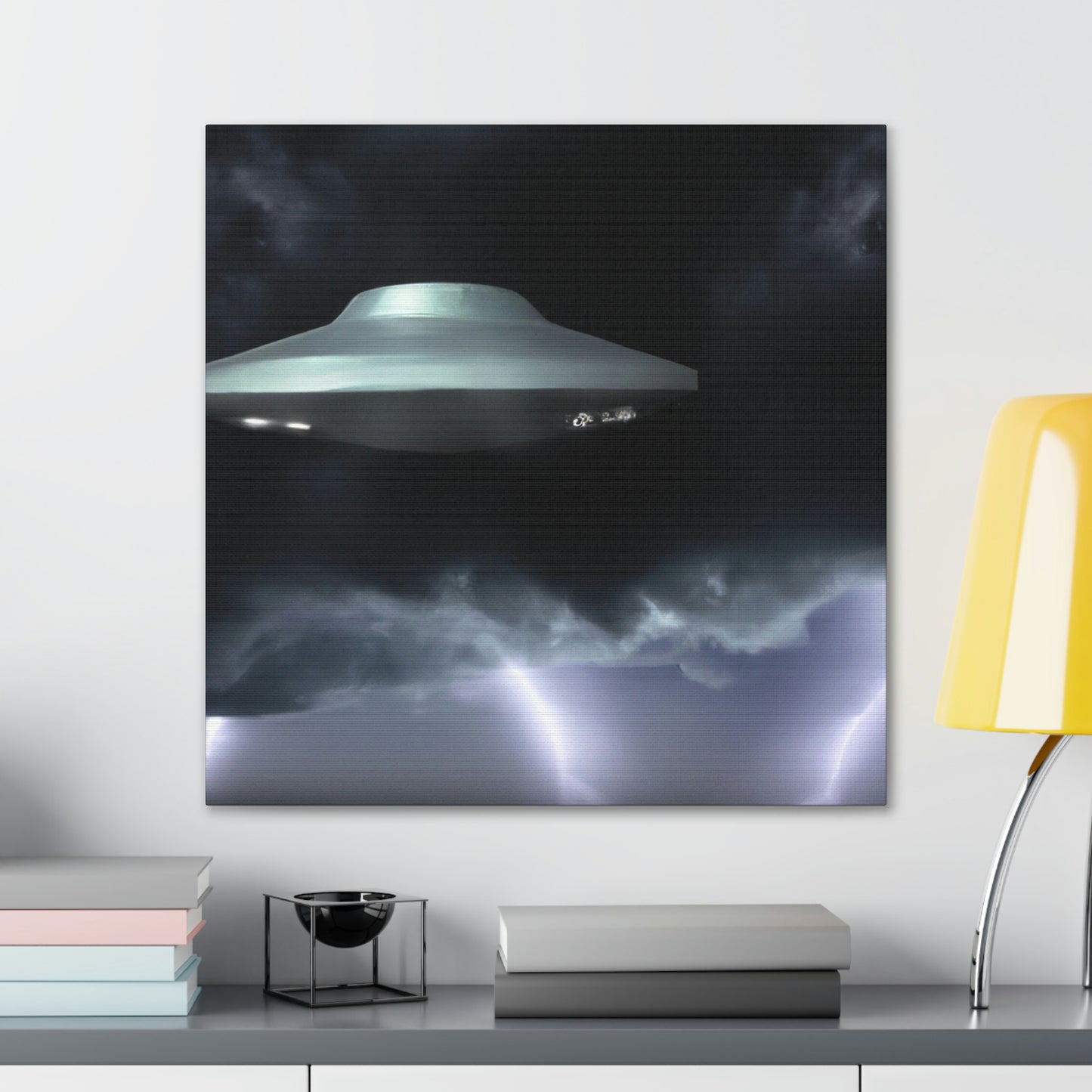 "Stormy Encounter" - The Alien Canva