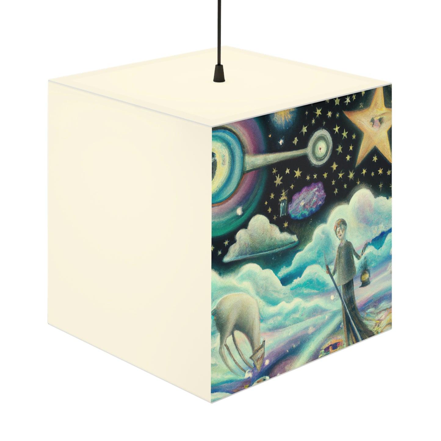 "A Sea of Diamonds in the Night" - The Alien Light Cube Lamp