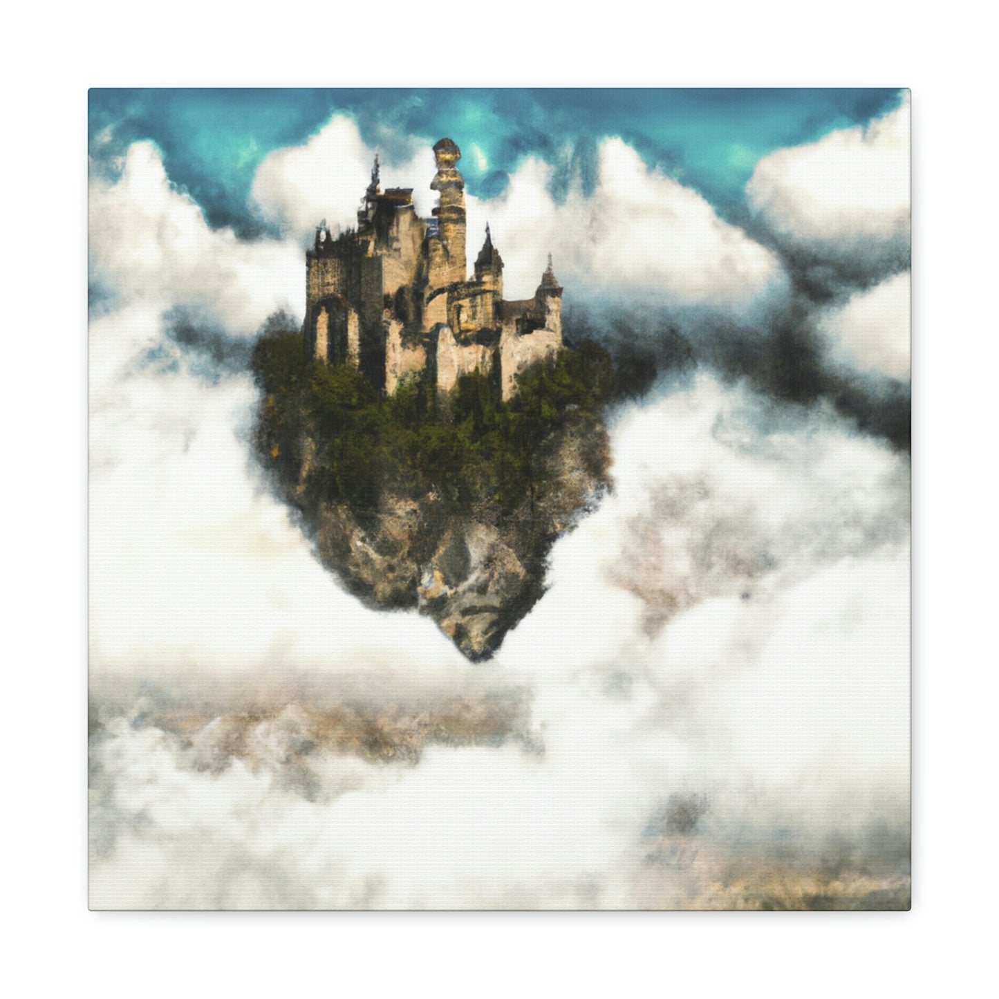 Mystic Castle in the Sky - The Alien Canva