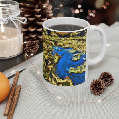 "Invasion of the Pond Monsters" - The Alien Ceramic Mug 11 oz