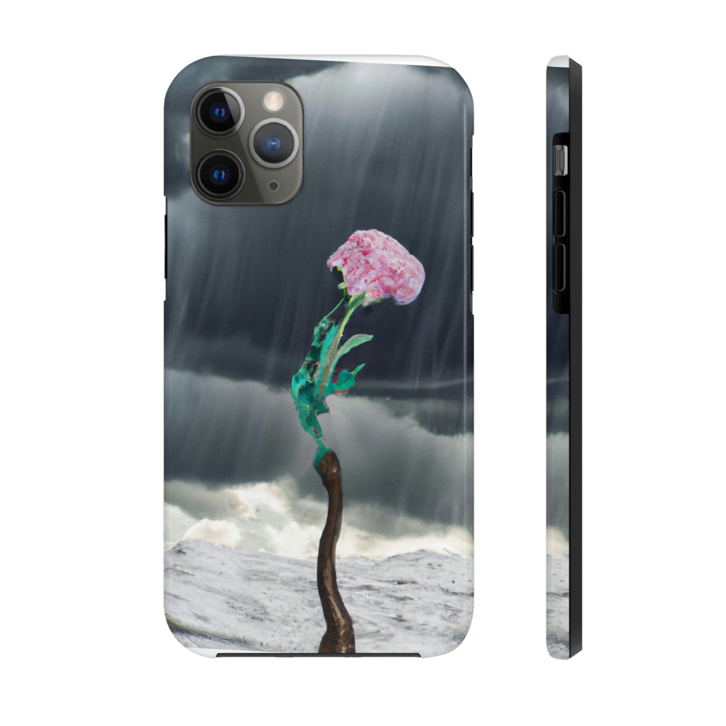 "Aight Against the Storm: The Story of a Lonely Flower" - The Alien Tough Phone Cases