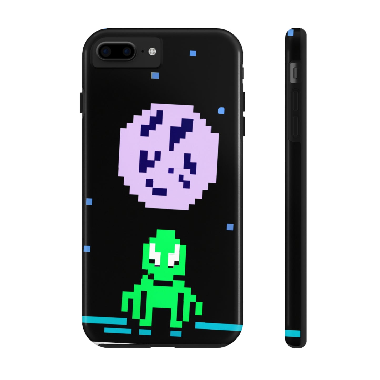 "Testigo solitario del cielo nocturno" - The Alien Tough Phone Cases Pixel Art