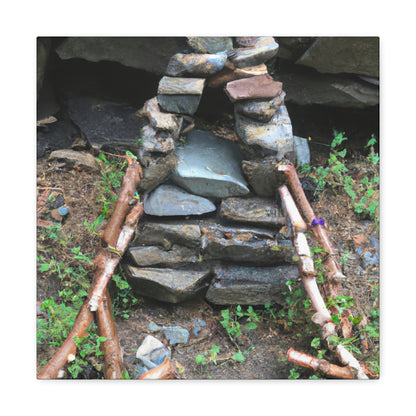 "Nature's Constructions: Creating a Sculpture from Found Objects" - The Alien Canva.