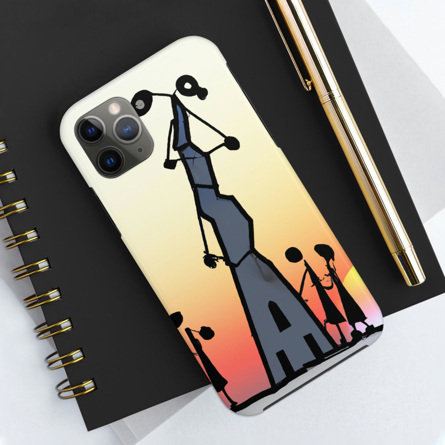 "Forgotten in the Sunset" - The Alien Tough Phone Cases