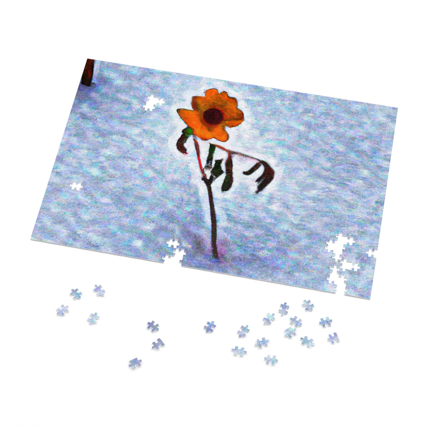 "A Flower Refusing to Shiver" - The Alien Jigsaw Puzzle