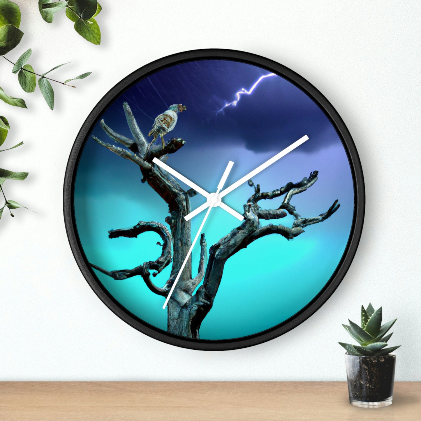 "Alone Against the Storm" - The Alien Wall Clock