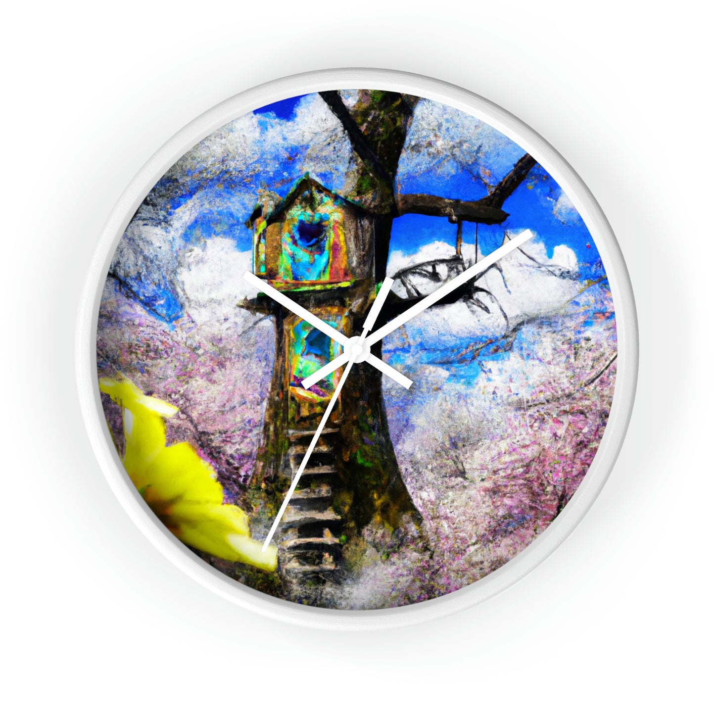 "Forgotten Secrets of the Springtime Forest" - The Alien Wall Clock