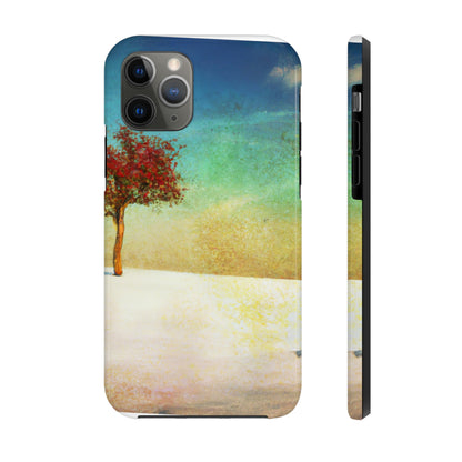 "Alone in the Snowy Meadow" - The Alien Tough Phone Cases